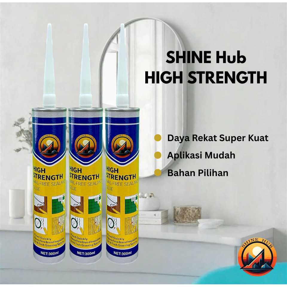 LEM SEALANT / LEM KAYU / Silicone Sealant / LEM BATU CHNGOO HIGH STRENGTH NAIL FREE SEALANT GLUE