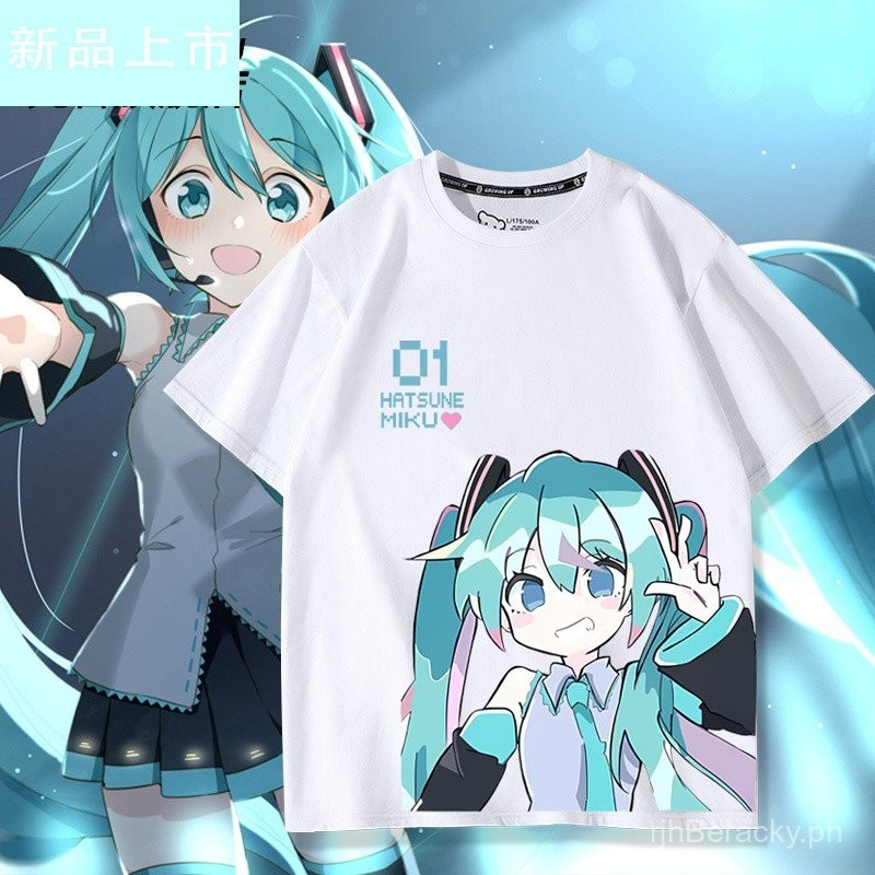Kaos Baju Hatsune Miku Kaos MIKU Collaboration Baju Anime Miku Expo