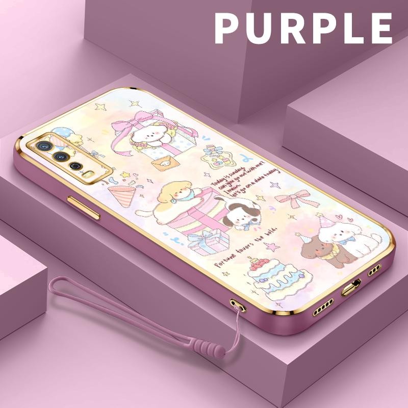 Case Hp For Vivo Y20 2020 2021 Y21 Y200e Y22 Y22s Y30 Y30i Y31 2021 Y33 Y33e Y33s Y33t Y35 Y36 4G 5G