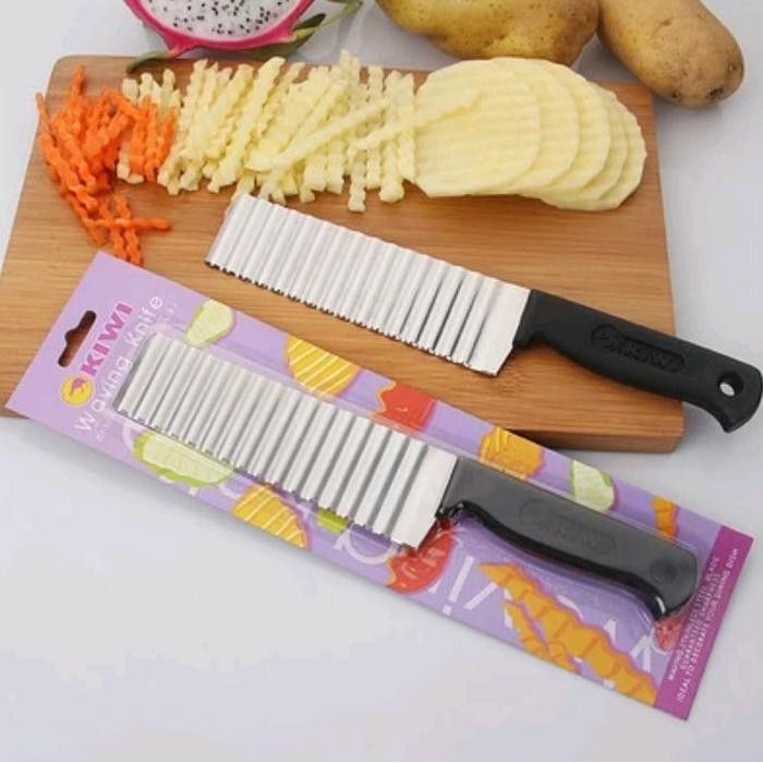 Pisau Kentang / Pemotong Kentang / Alat Potong Kentang / Pisau Gerigi / Pisau Gelombang /
