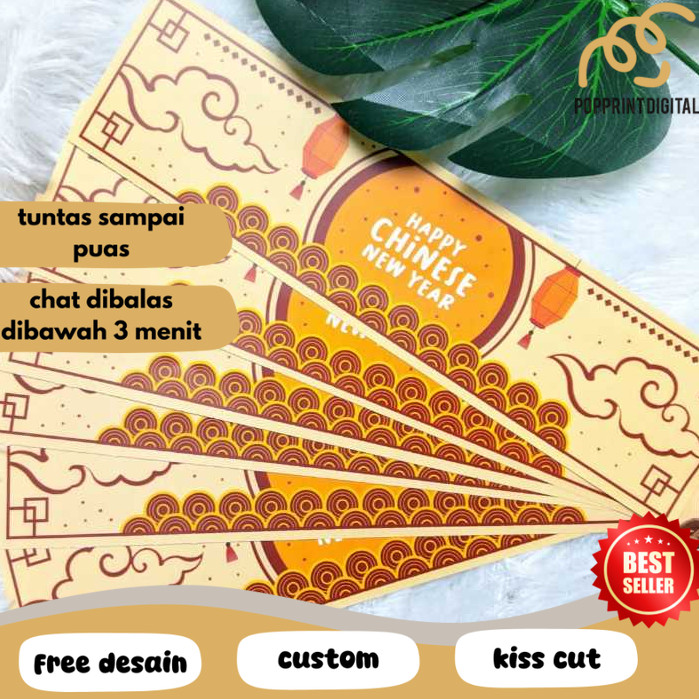 

PpD Print Cetak Paper Belt Imlek Chinese New Year Paperbelt Gong Xi Fa Cai Free Desain A3+