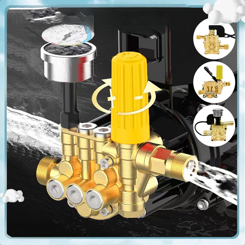 Head Pump Jet Cleaner / Jet Pump Cuci Mobil 220V Tekanan Tinggi / Kepala Pompa Mesin