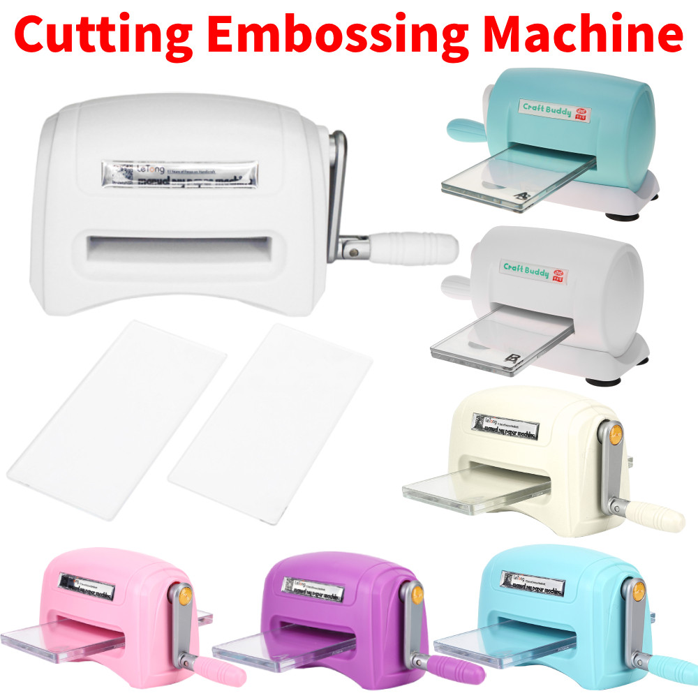 

Creative Plastic Paper Cutting Embossing Machine Practical DIY Handcraft Die-Cut Machine Craft Scrapbooking Album Cutting Tools