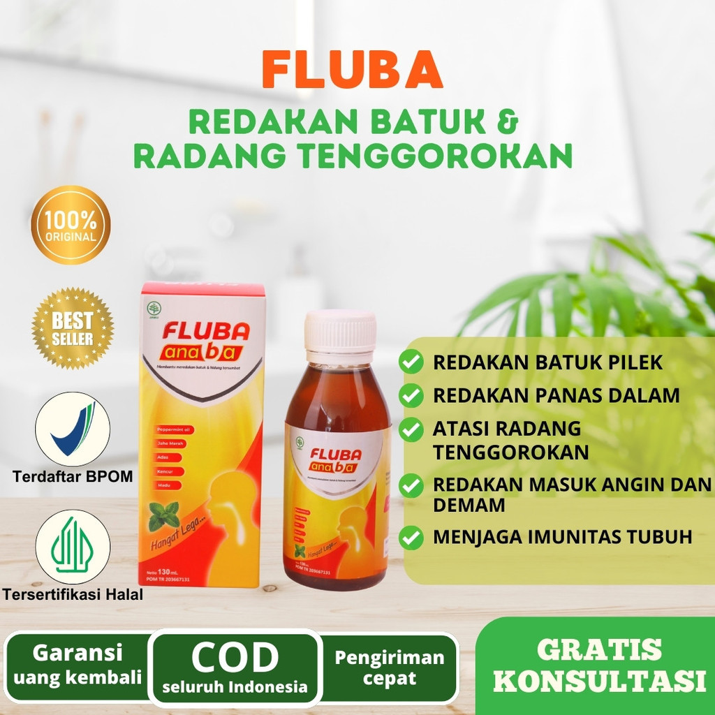 

Fluba Anaba Madu Herbal Untuk Redakan Batuk & Radang Tenggorokan