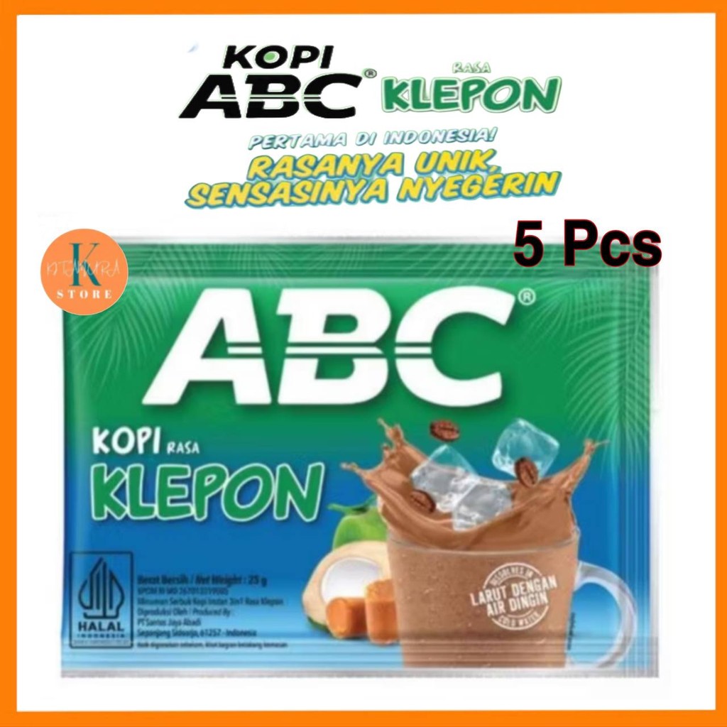 

Kopi ABC Klepon 5 Sachet Larut Dengan Air Dingin Halal BPOM Original