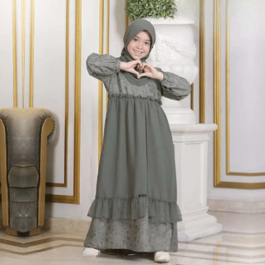 ETHICA GAMIS ANAK KAGUMI KIDS 120 AGAVE GREEN