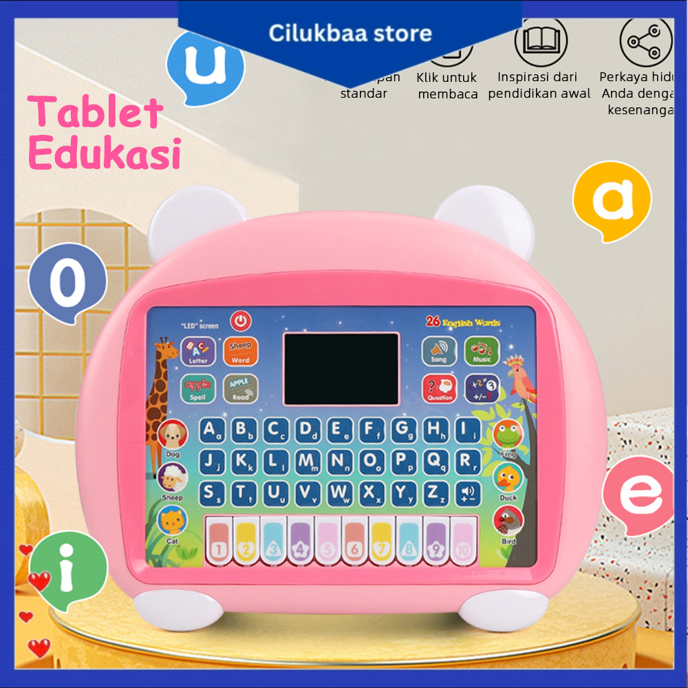 Tablet Belajar Huruf Edukasi Anak Mainan Tablet Musik Piano Anak Laptop Mainan Edukasi Anak Untuk Ha