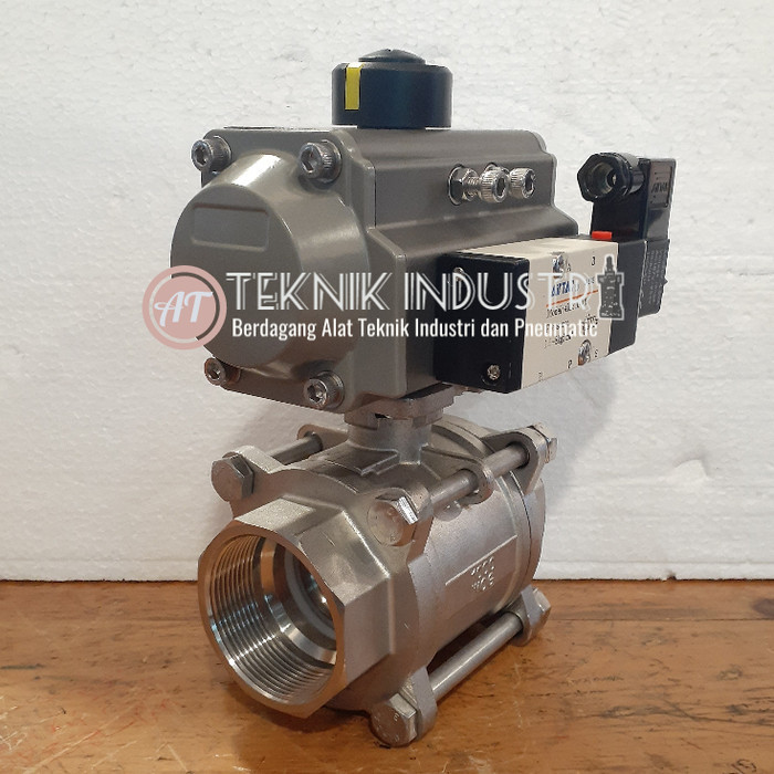 

Pneumatic Water Actuator Ball Valve 2" + solenoid Namur