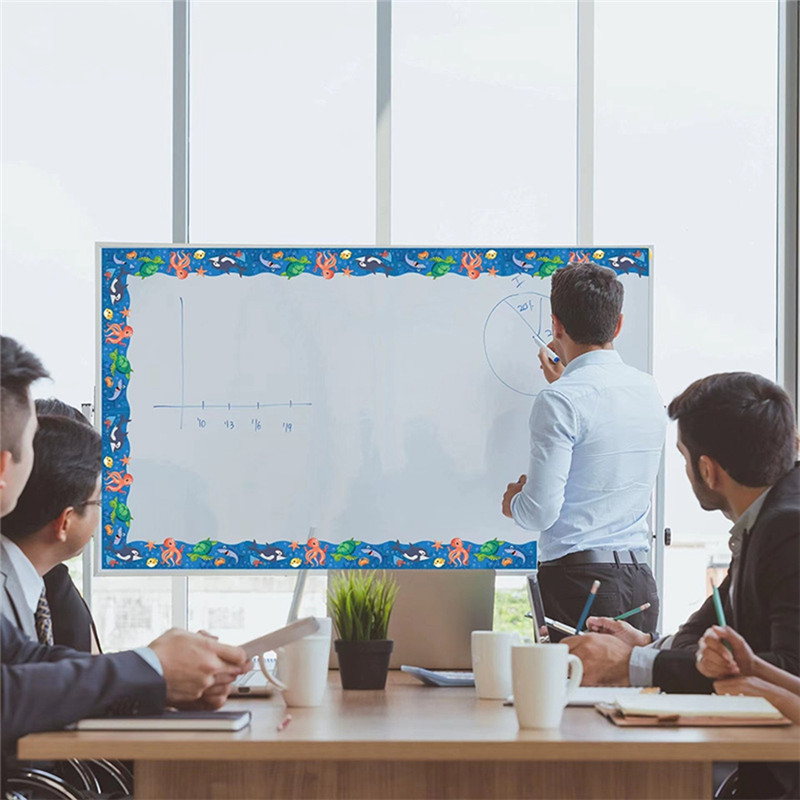 

Highly Recommended-1 Roll Ocean Animal Board Borders Fit For Decorate Bulletin Boards,Walls,Desks,Window,Doors 65.6Ft