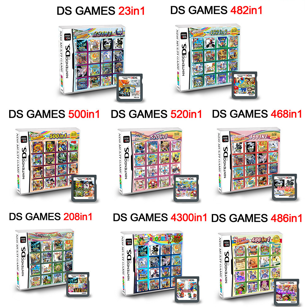 

NDS Game Card DS US Version European Version Game All-in-one V2 New Version NDS Game Card