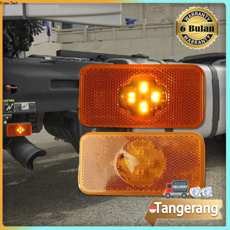 LED Samping Truk Volvo Truk Lampu Led Truk 12V 24V Led Sein Mobil