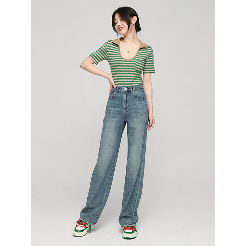 Celana Jeans Basic Premium-Celana Lepis Wanita Celana Wanita Kulot Highwaist Style