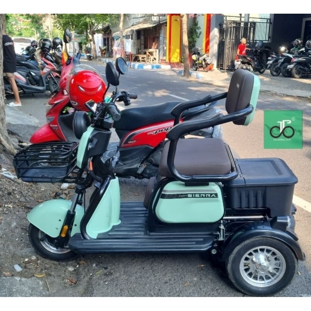 Sepeda Listrik Roda3 Exotic Sierra R3 TERBARU RODA 3  (unit display testbike toko)