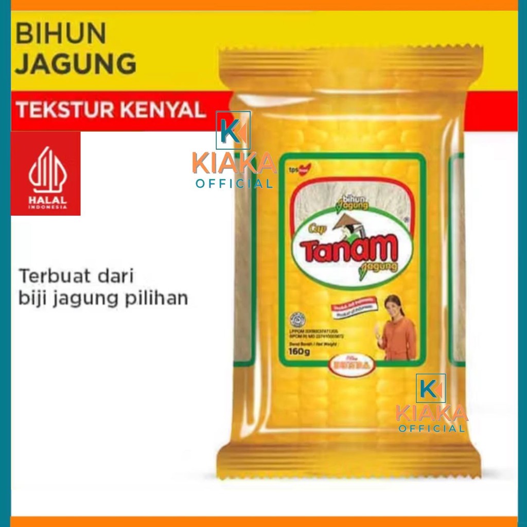 

BIHUN JAGUNG CAP TANAM 160GR ISI 2 KEPING BPOM Halal Original