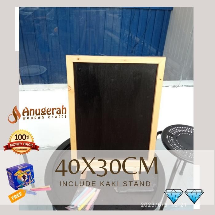 

Standing 30x40 Papan Tulis Kapur mini chalkboard blackboard papan Tulis menu cafe
