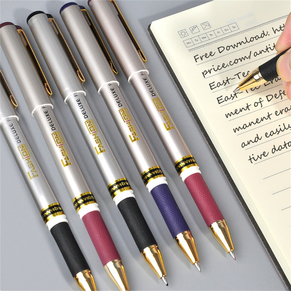 

WQN3/6/12pcs High-Quality Neutral Pens In Black/Red/Blue Colors, With 0.5 mm Nibs, Quick-Drying, Soft Touch, Personalized Writin