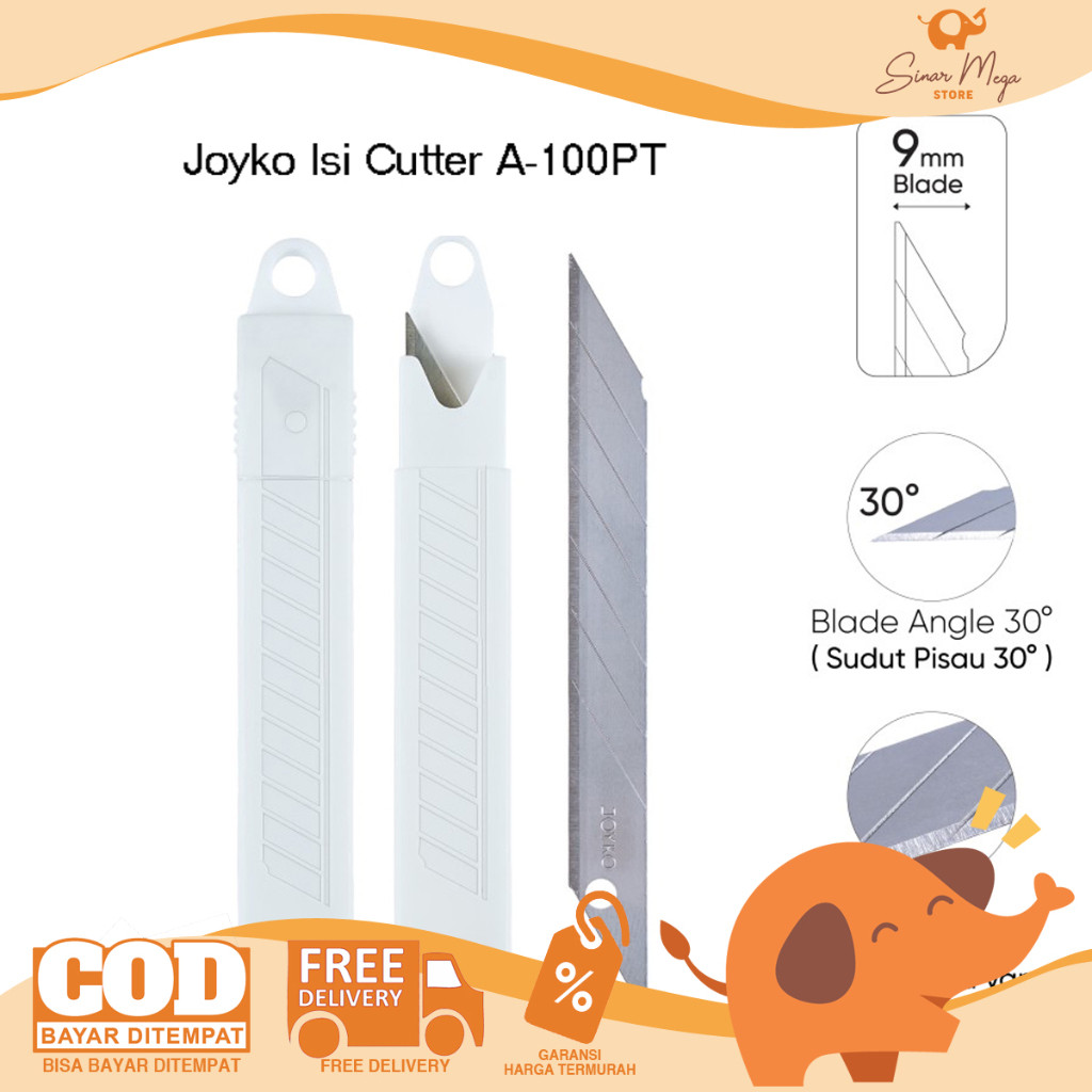

Joyko Isi Cutter A-100PT / Cutter Blade Refill