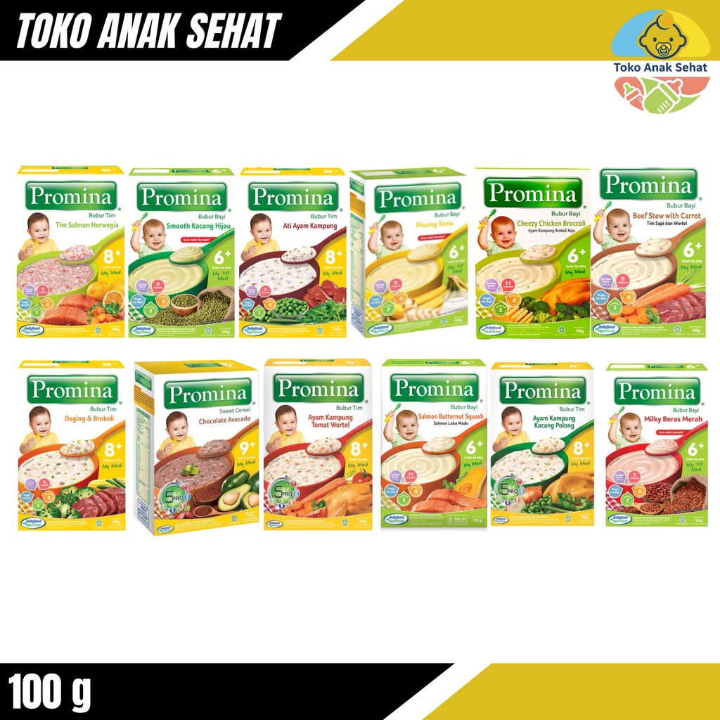 Promina Bubur Bayi Tim Sereal Bayi Sachet  Usia 6 8 9 Bulan Mpasi Makanan Bayi Anak Sehat Bogor