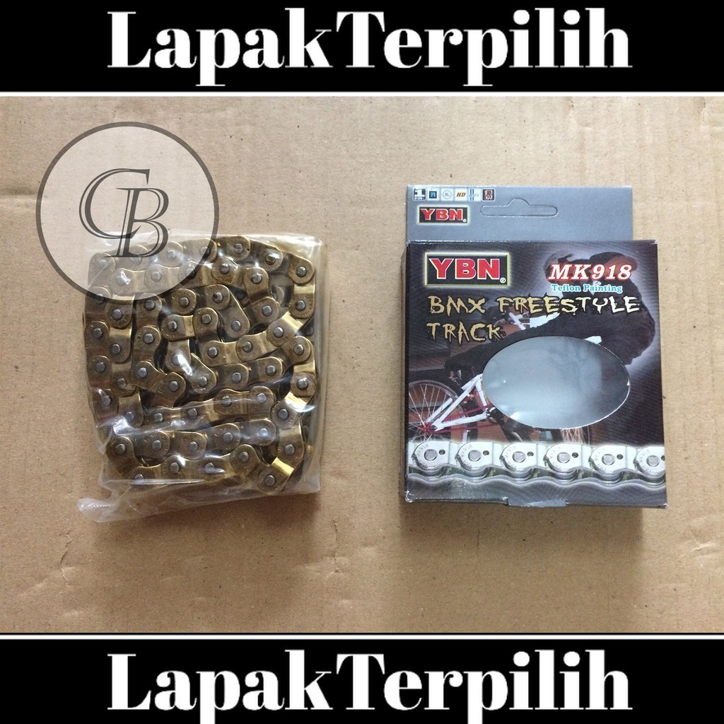 Rantai Drivetrain Chain Sepeda BMX Yaban Halflink Gold Murah Ori Original Sparepart Sepeda Termurah