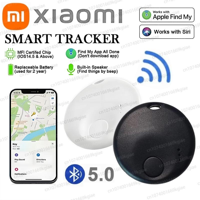 Xiaomi Mini Smart Tag Bluetooth Luggage Tracker Works GPS Anti Loss Device Item Locator For Key Lugg