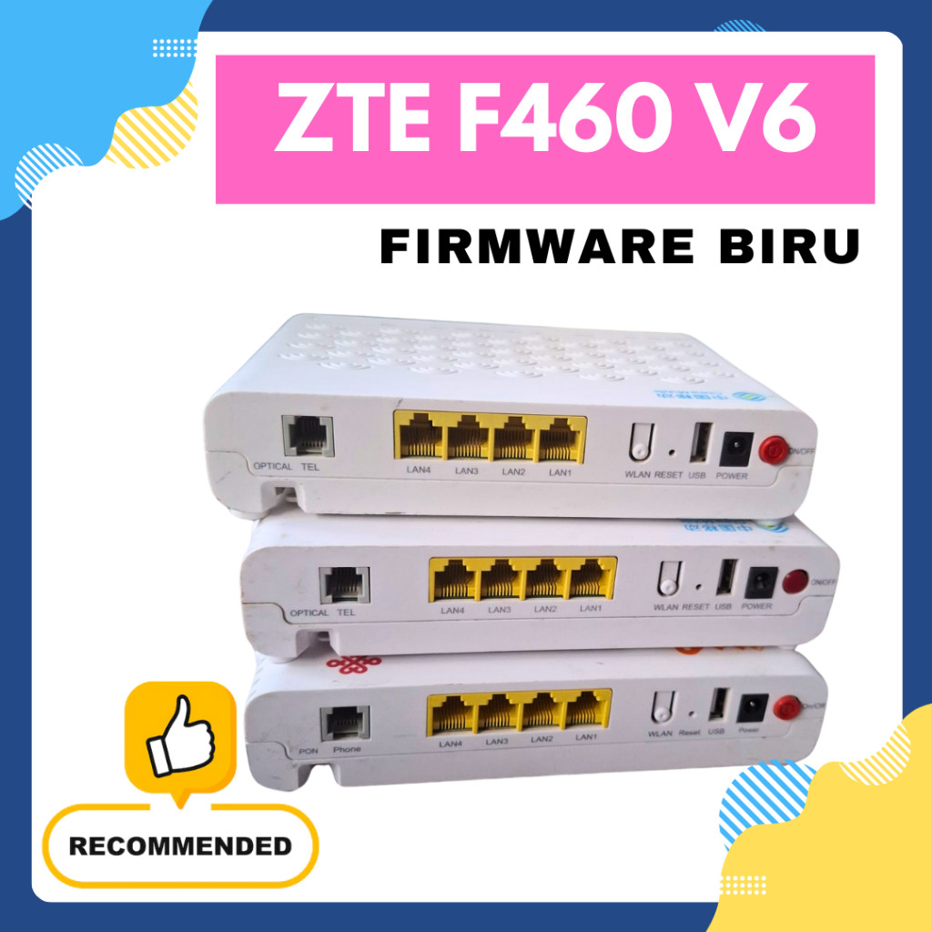 ZTE F460 V6 FIRMWARE BIRU