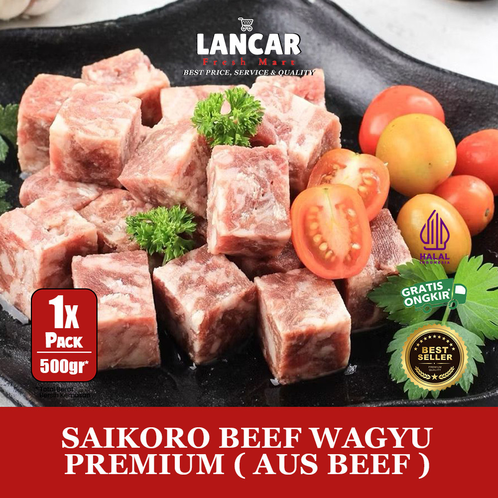 

SAIKORO BEEF WAGYU PREMIUM 500GR AUS BEEF