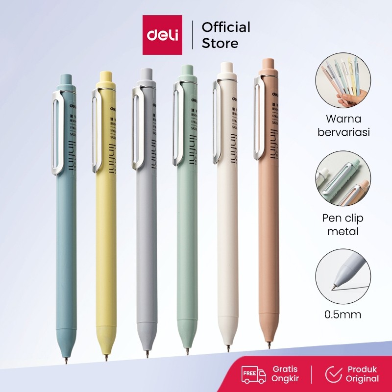 

Deli Pulpen Gel / Gel Pen 0.5mm SA338