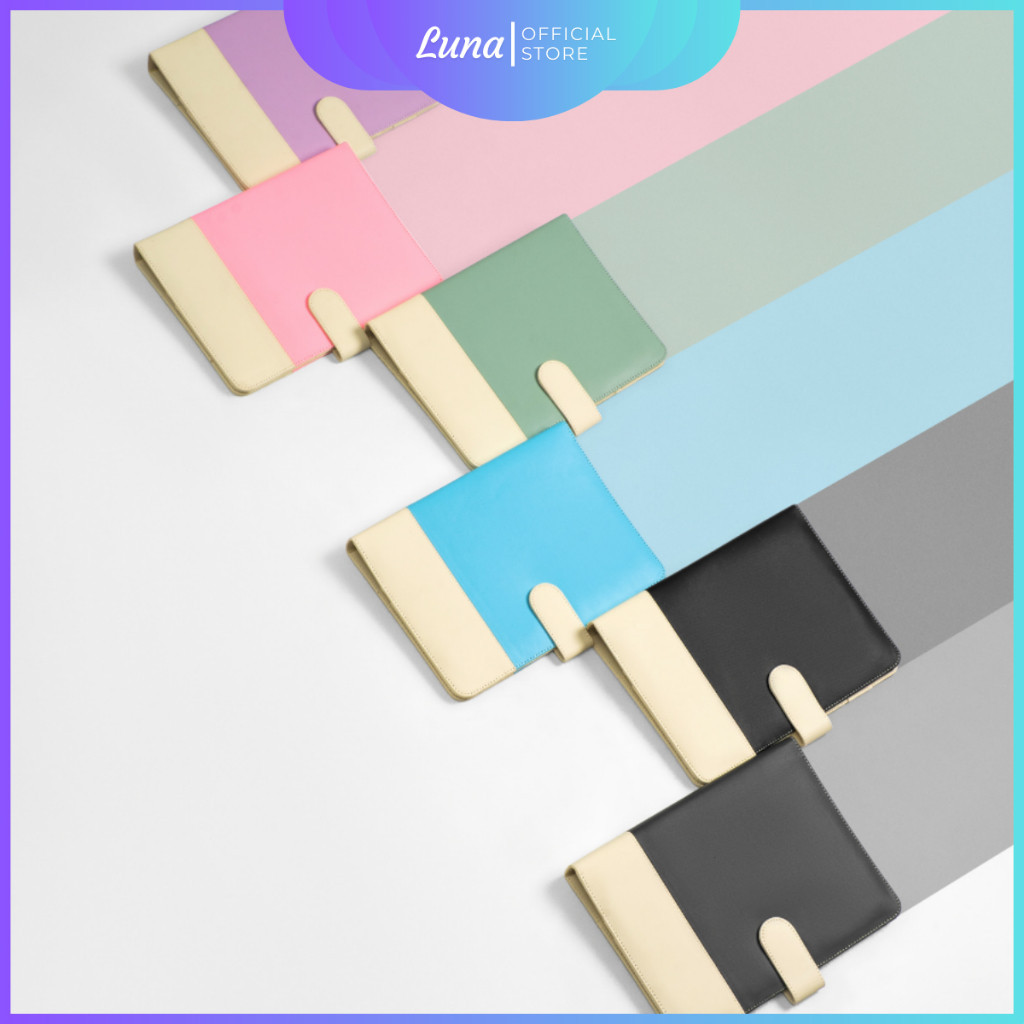 

Binder Kombinasi Polos A5 20 Ring Agenda Kulit Sintetis Dua Warna Kombinasi Premium