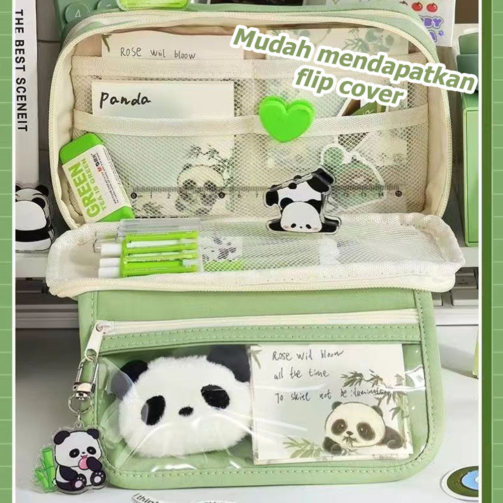 

kotak pensil 9 slot Tempat alat tulis Tas Pensil kapasitas besar kotak pensil Tas PenaTempat Pencil pen pouch