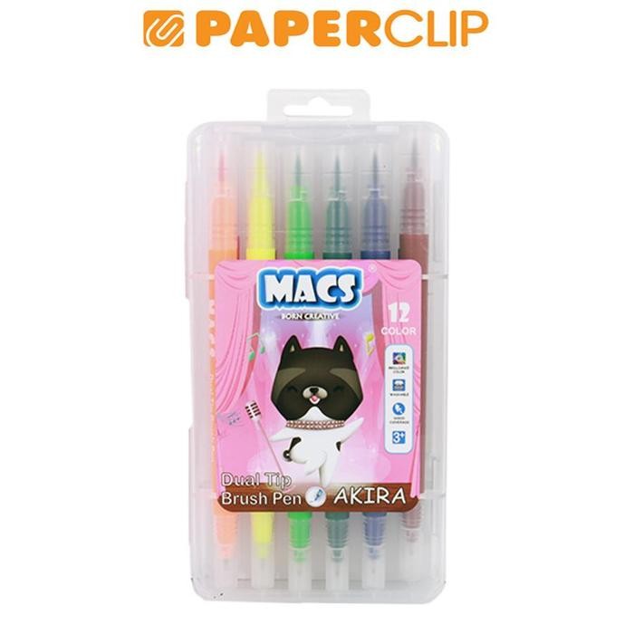 

SPIDOL MACS 18112 12 COLORS DUAL TIP
