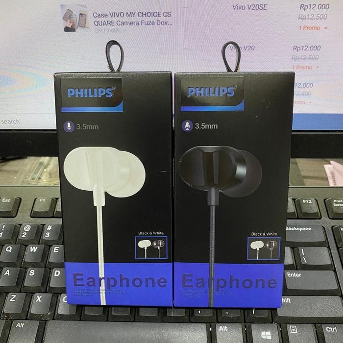 Terbaru Headset Philips Bass Plus / Earphone Philips PH-02 / Handsfree Super - PH-01