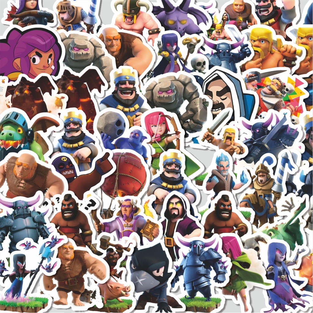 

Stiker Cutting Pack Stiker Clash Of Clans Game Video Series 4 Isi 100Pcs Series Aesthetic Lucu Keren Untuk Koper Bahan Vynil