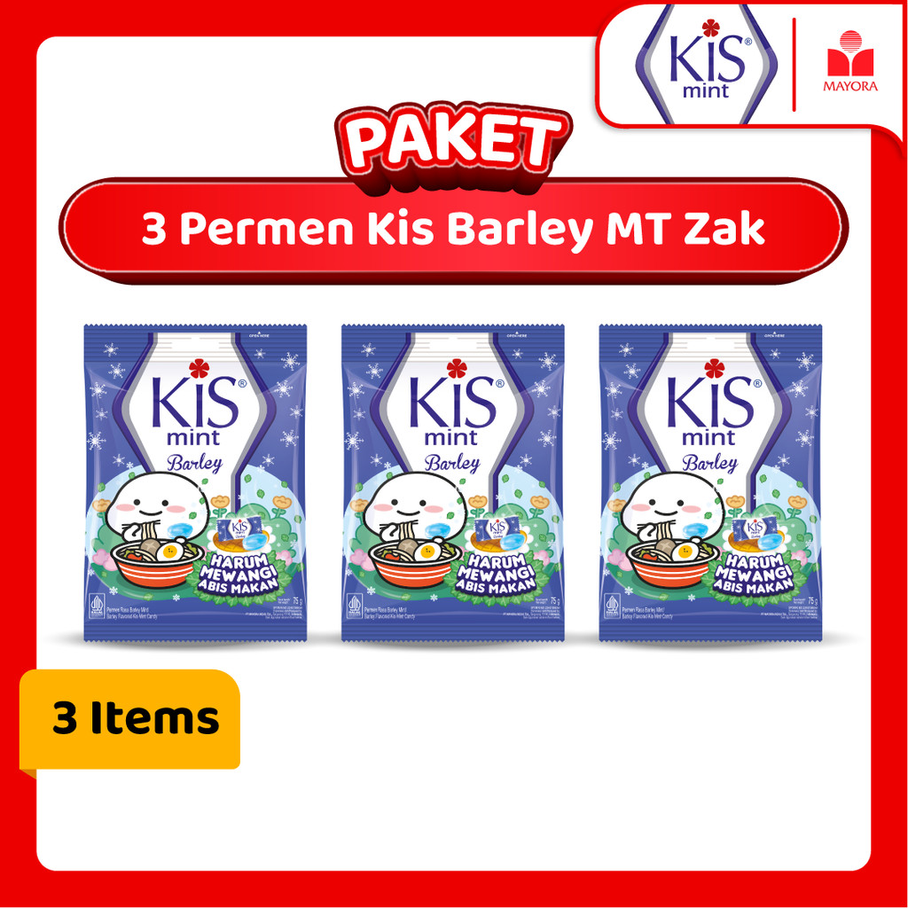 

Paket 3 Permen Kis Barley MT Zak