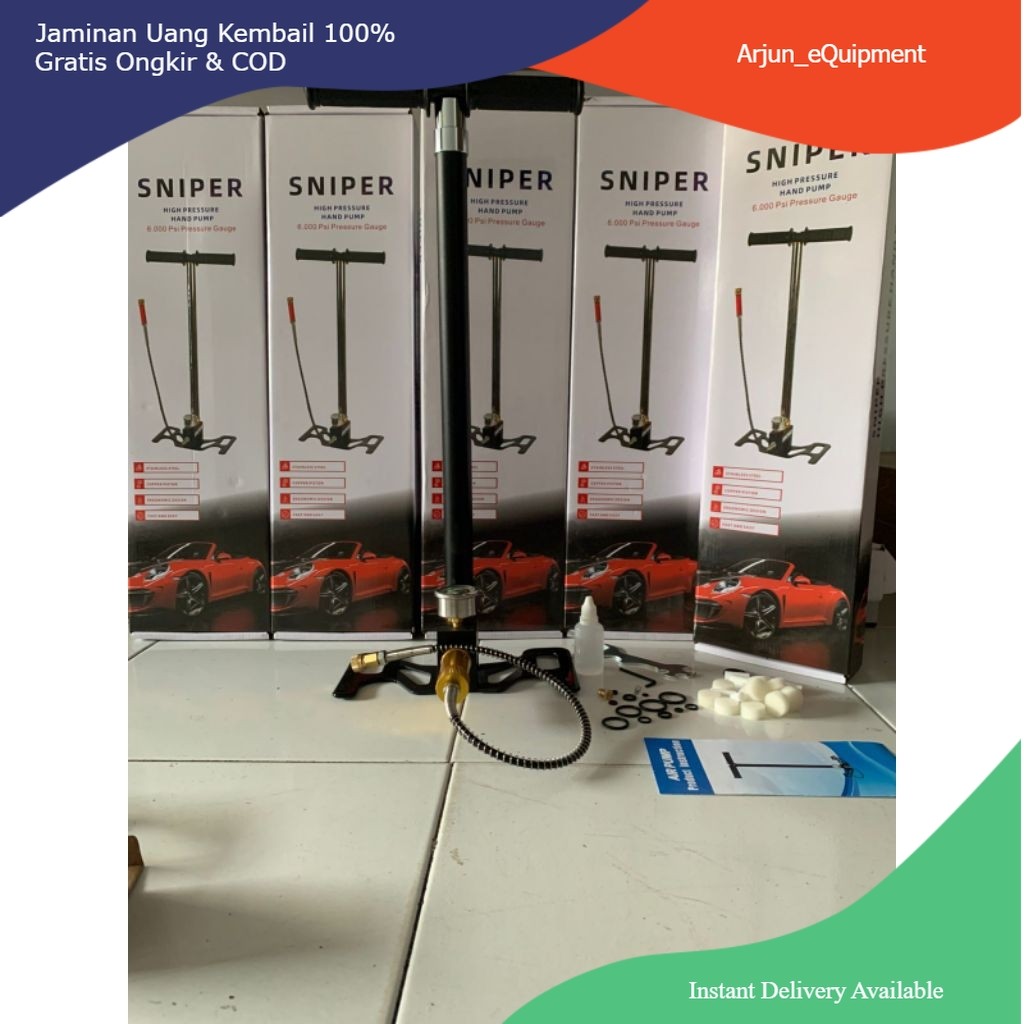 pompa 4stage filter besar 6000psi SNIPER pompa pcp