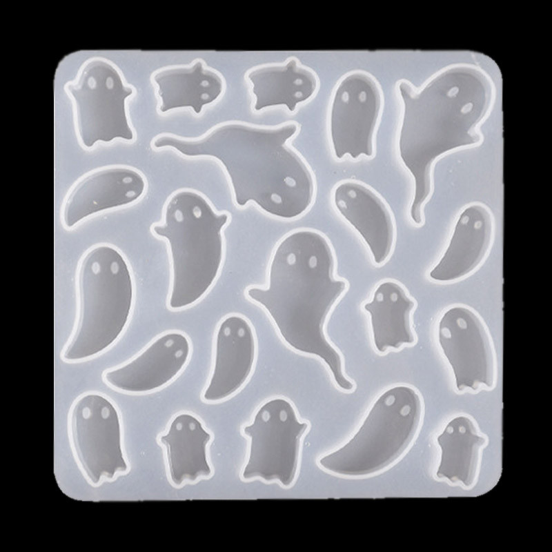

Ghost Shape Resin Earring Silicone Molds for Epoxy Resin with Earring Epoxy Resin Molds for DIY Keychain Polymer Clay Crafts