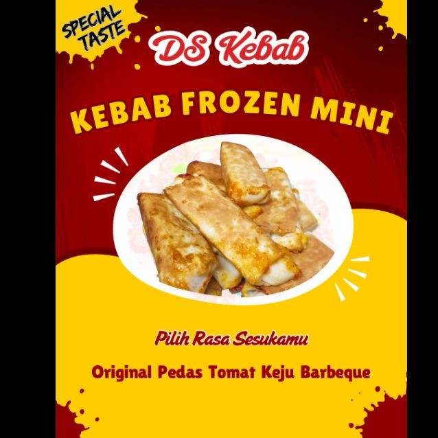 

KEBAB DS MINI KEJU ISI 10