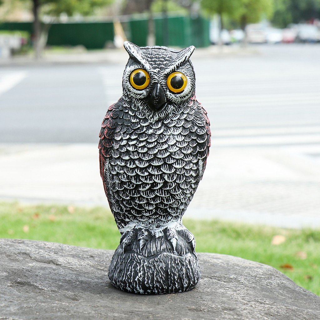 Bird Repellent Owl Bird Scare Bird Deterrent Owl Bird Deterrent Garden Plastic Owls to Keep Birds Aw