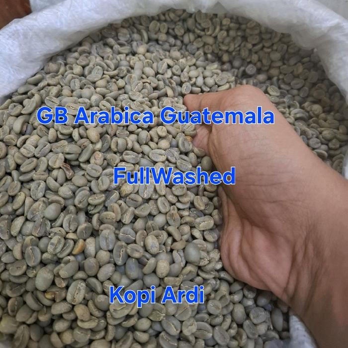 

Green Bean(GB)/Biji Kopi Mentah Arabica Fullwashed Guatemala Antigua Coffee Espresso - 500 Gram (1/2 KG)