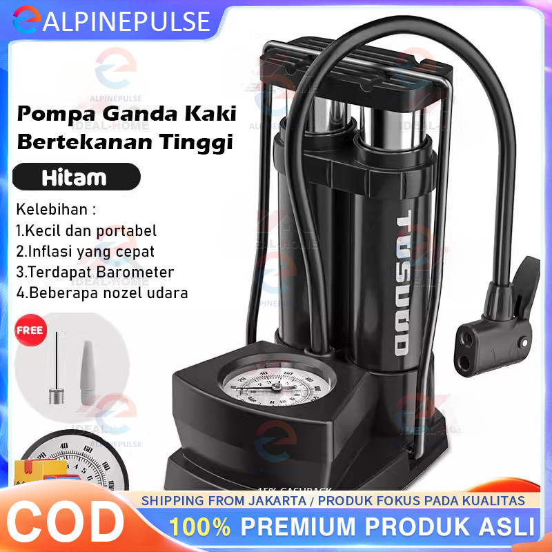 Pompa Angin mini portable foot pump manual emergency motor Pompa Angin Kaki Pompa Kaki Pompa Ban Min