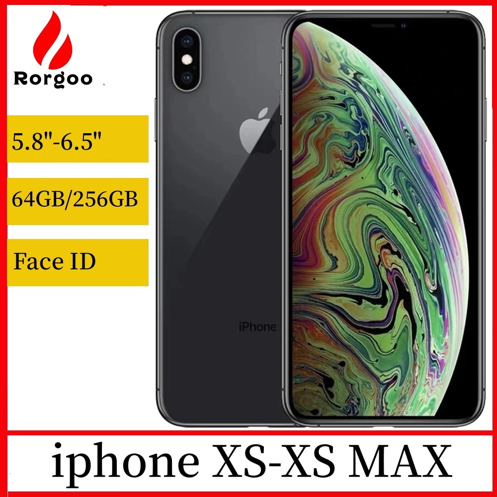 Apple iPhone XS 5.8"/XS MAX Smartphone 6.5“” RAM 4GB ROM 64GB/256GB/512GB Hexa Core IOS A12 Bionic L