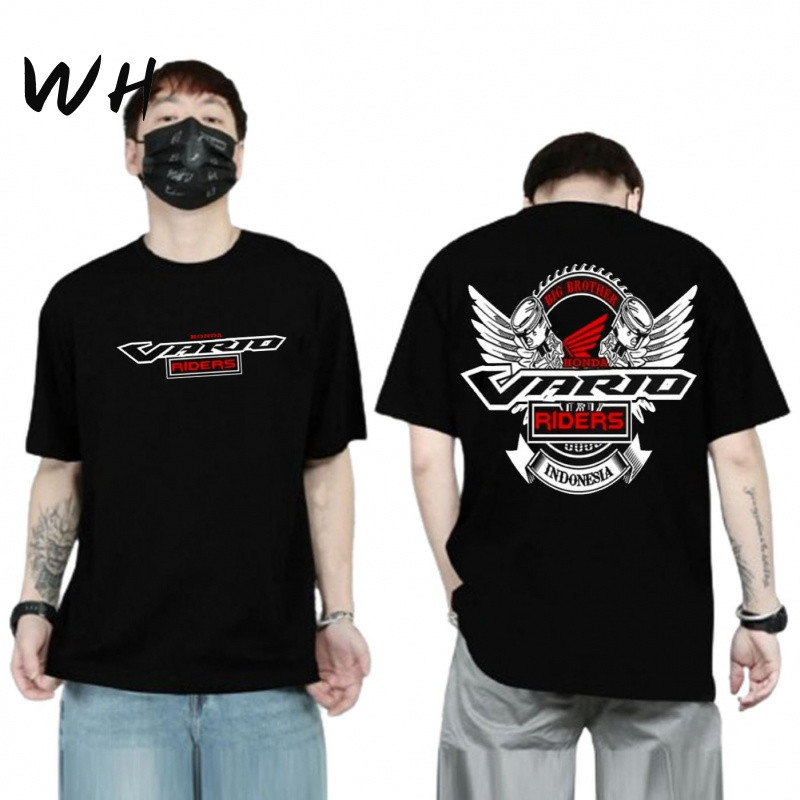 【WH KAOS】【Kaos Terbaru 2025】【Cetakan Terlaris】Arsyla KAOS MOTOR HONDA VARIO INDONESIA / KAOS TERBARU