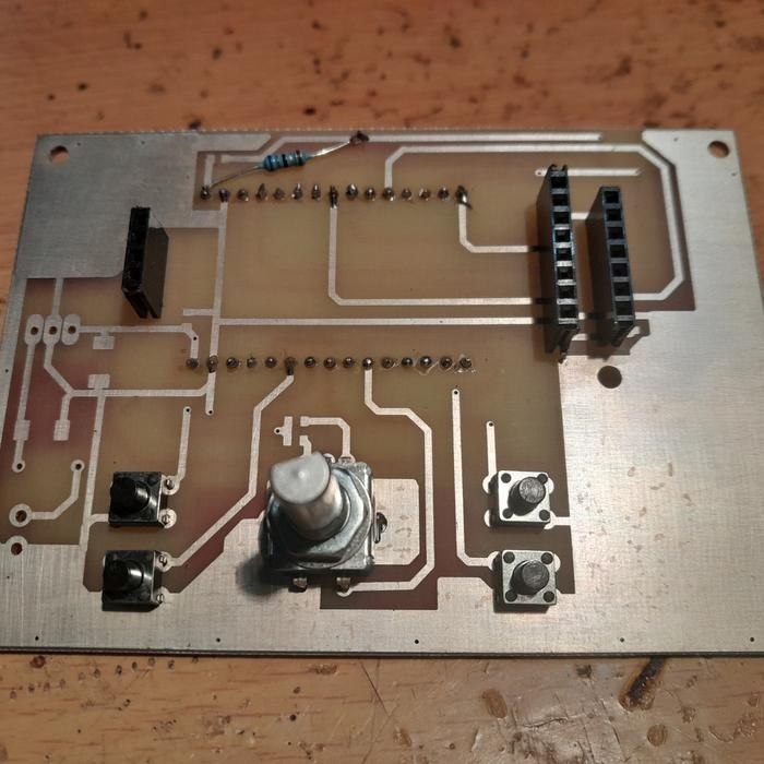 Part Kit Arduino ESP32 BITX VFO DDS SI5351 TFT SPI 1.8" FR4 double layer