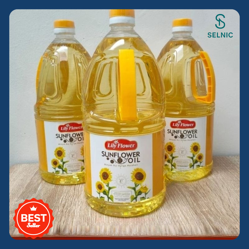 

Terpercaya Lily Flower Minyak Sunflower Oil 2L - Sun Flower Biji Bunga Matahari