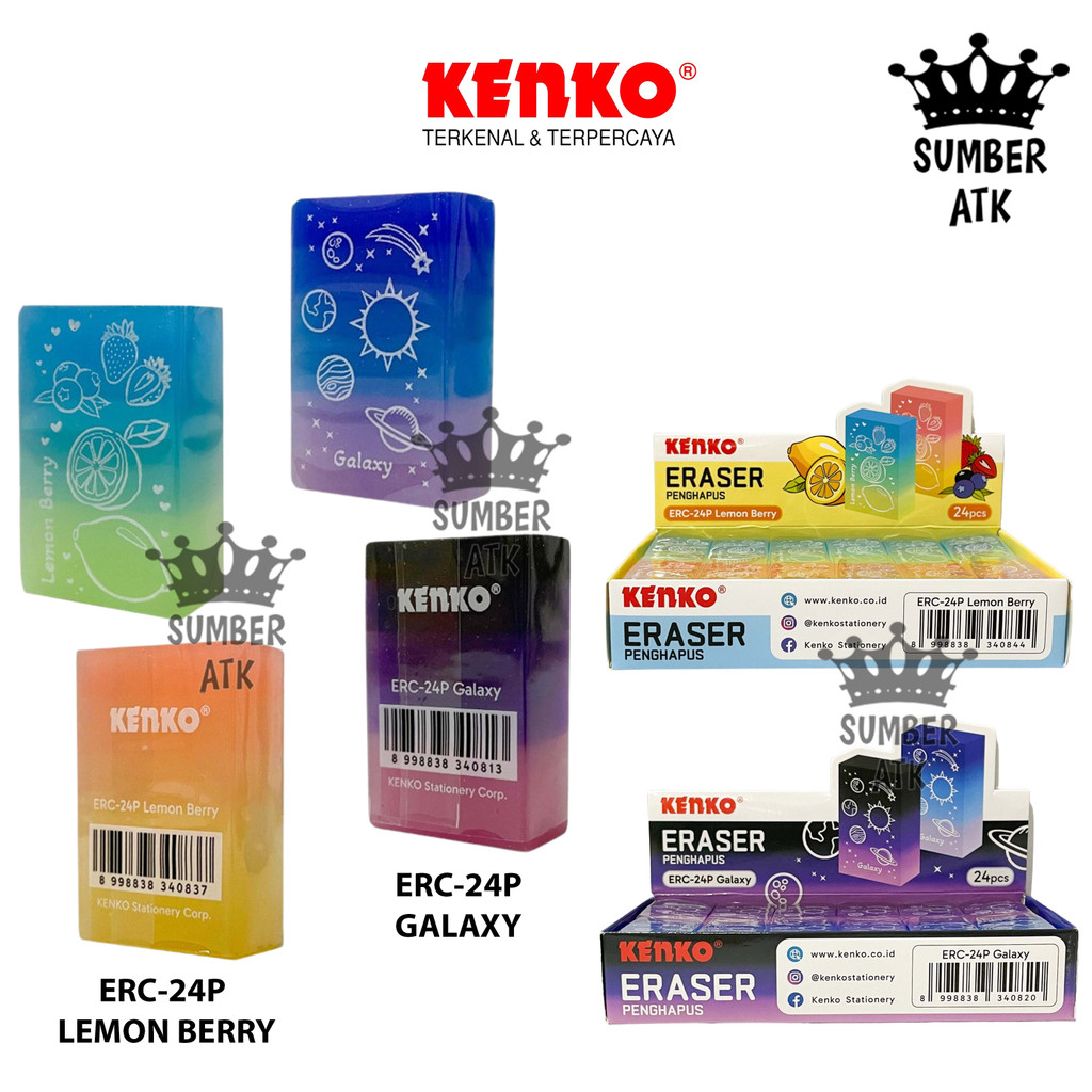 

Penghapus Eraser ERC-24P Galaxy Lemon Berry