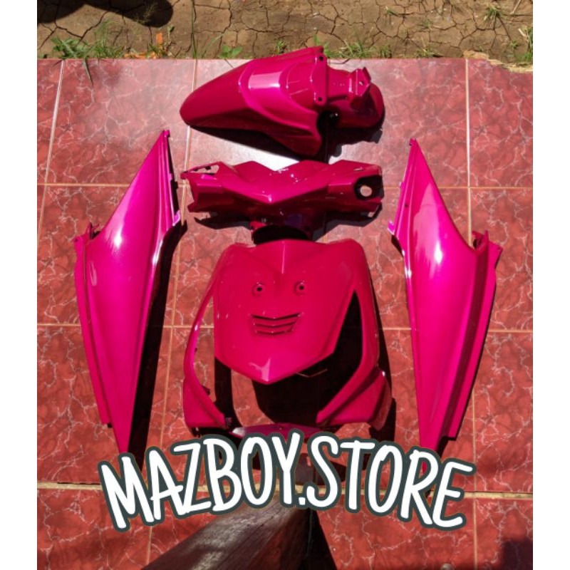 FULL HALUS BODY HONDA BEAT KARBU WARNA MERAH LEMBAYUNG || FULL HALUS BEAT WARNA CUSTOM