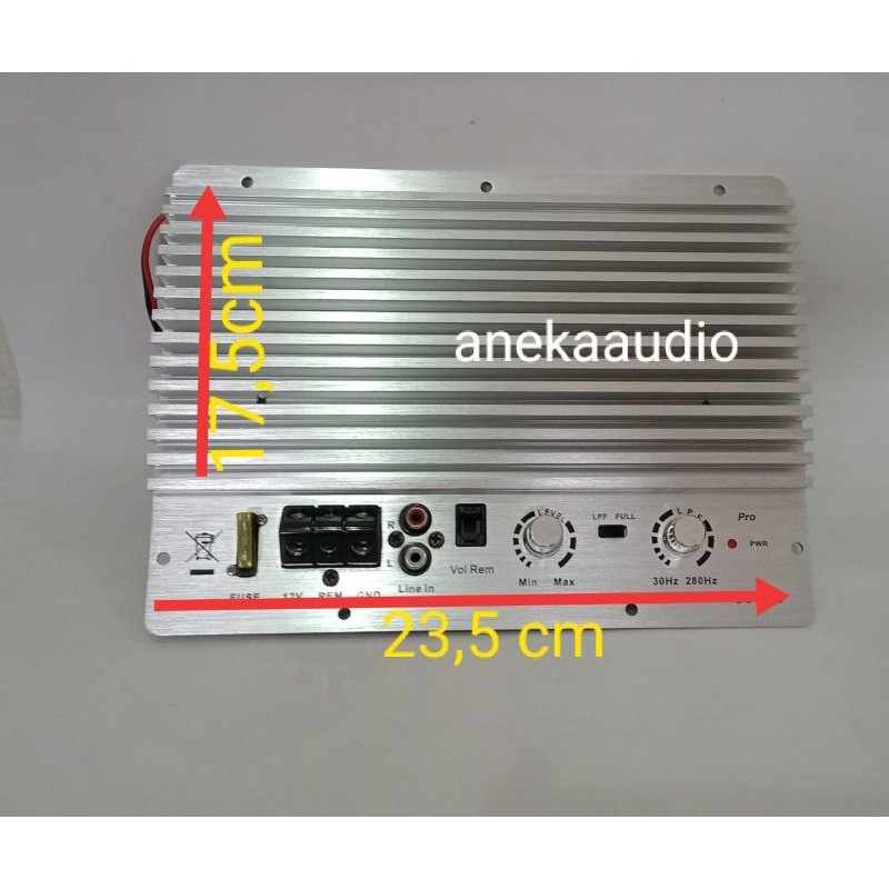 Kit basstube modul monoblock aktif class D 12 volt