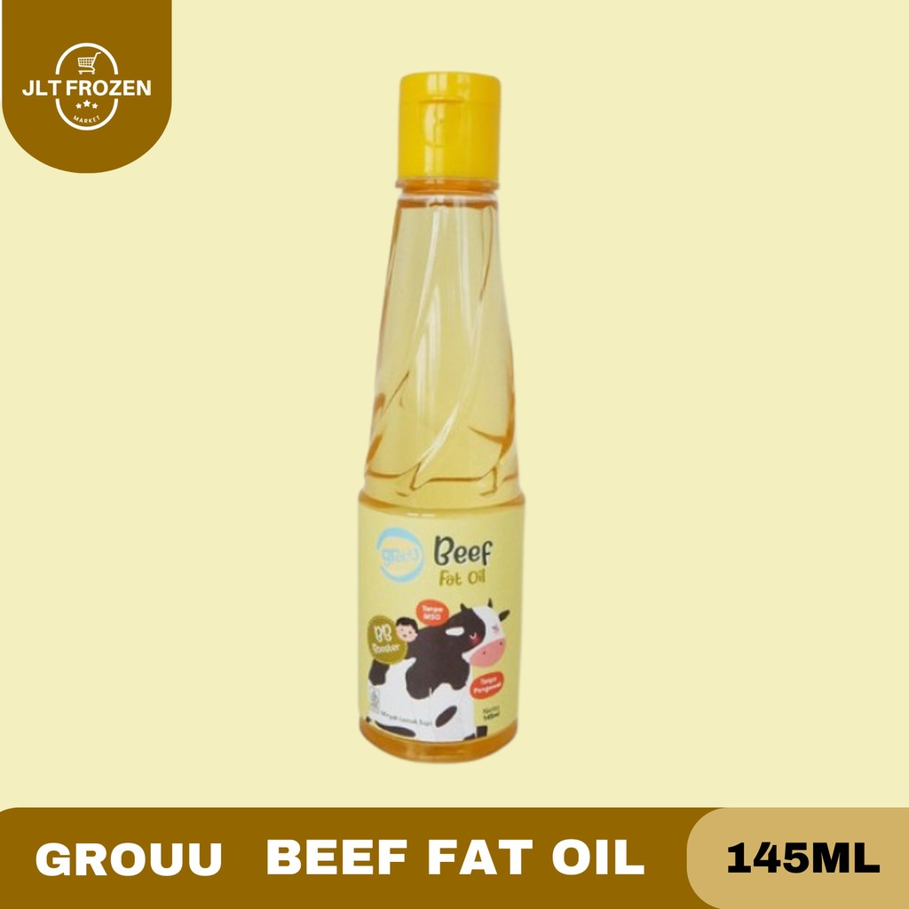 

Grouu Beef Fat Oil 145ml / Minyak Lemak Daging Sapi / Minyak Lemak MPASI