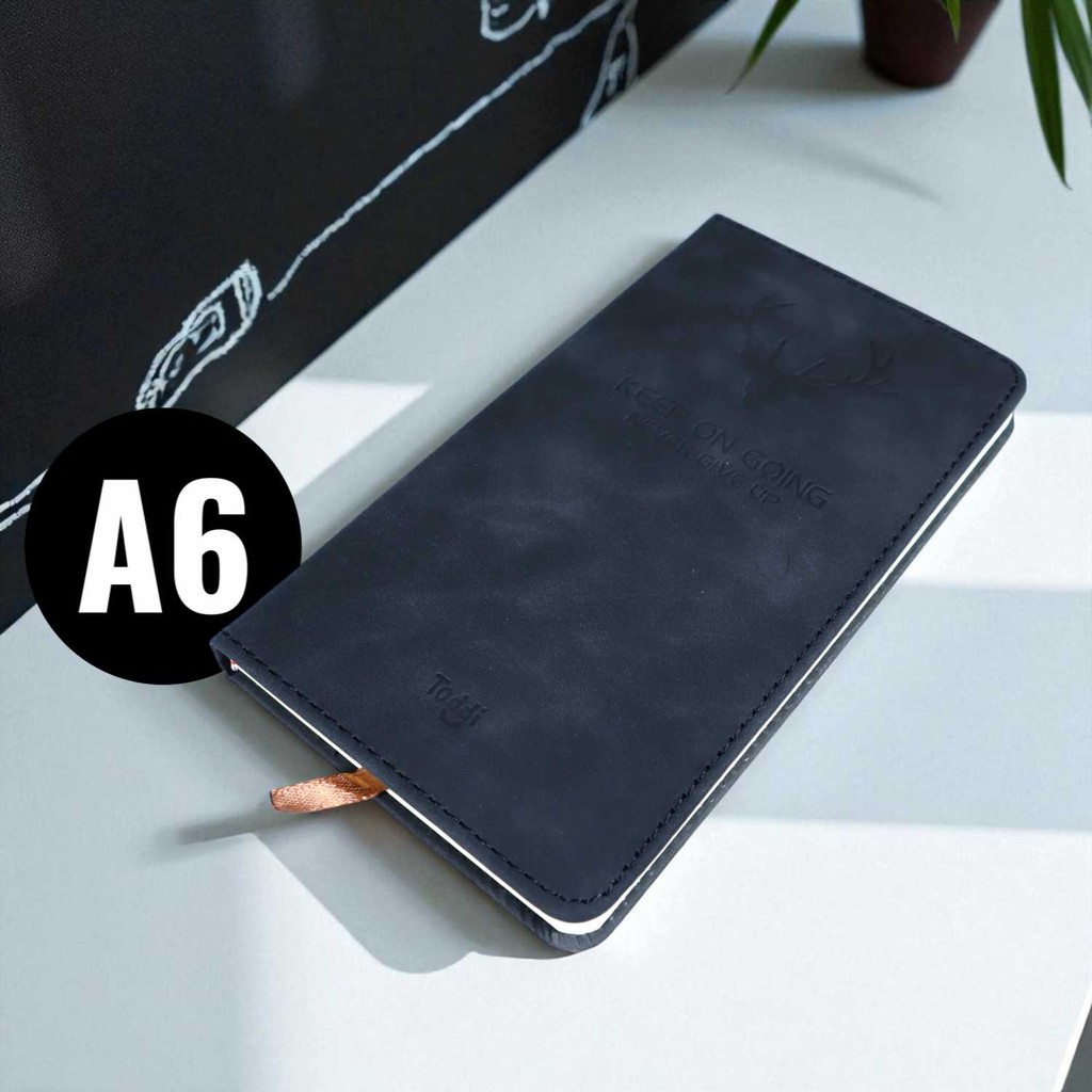 

ALHKM99SHP Toddi Buku Jurnal Leather Notebook Diary 68GSM 200 Halaman Grid - CW-5026