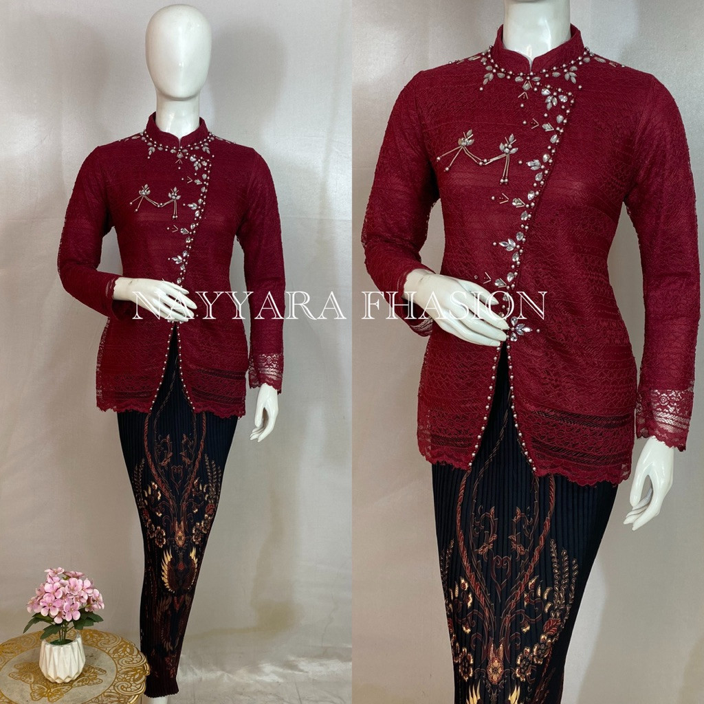 Kebaya Janggan Modren / Kebaya Wisuda / Kebaya COD Lamaran / Kebaya Kondangan  Kebaya Modren Kebaya