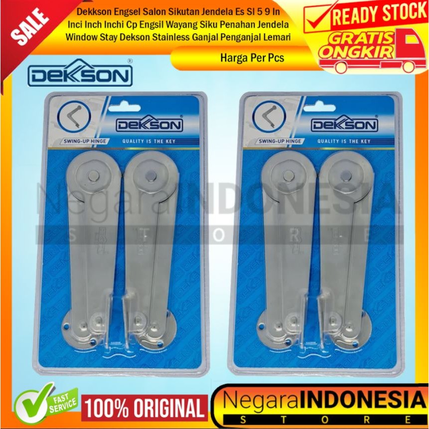 Dekkson Engsel Salon Sikutan Jendela Es Sl 5 9 In Inci Inch Inchi Cp Engsil Wayang Siku Penahan Jend